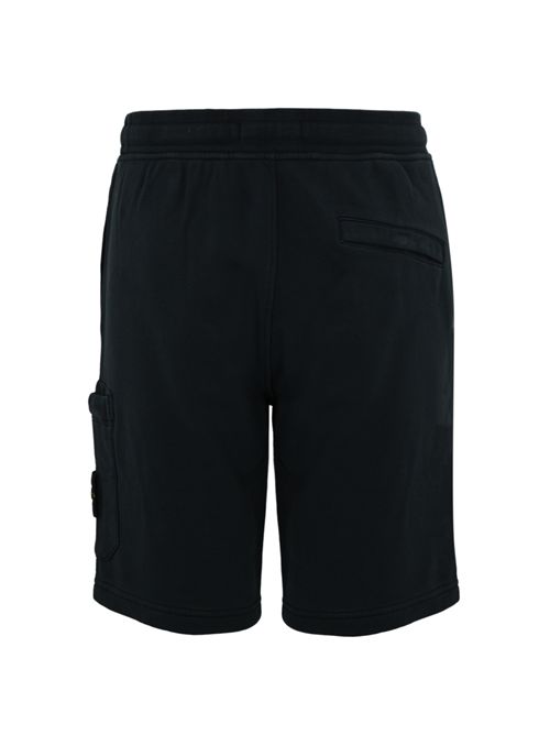 Bermuda 6200011 in cotone Navy Blue STONE ISLAND | 6200011S0051V0020